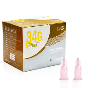 Disposable Sterile Medical Mesotherapy Injection Needles 30G 32G 34G Sharp Safety Needle for Syringe Mesotherapy Needles