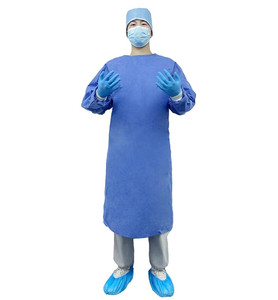 SMS Sterile Reinforced Surgical Gowns AAMI Level 3 CE Certified EOS