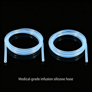 Sterile IV Infusion Extension Silicone Tubing