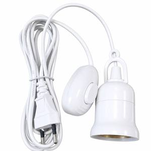 E27 Plastic Lamp Holder 3 Meters Extension Cord