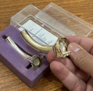 Metal Jackson Improved Tracheostomy Tube Stainless Steel